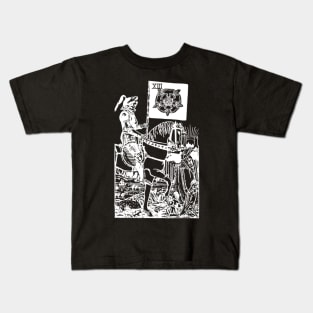 Death Tarot Card Xiii Occult Esoteric Dark Kids T-Shirt